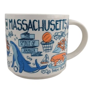 ☕️ Taza Starbucks Been There Across The Globe Series 14oz Massachusetts - Imagen 1 de 12