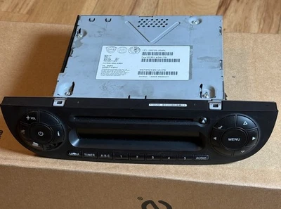 Rádio estéreo Fiat Arbath 500 CD player original do fabricante deck 2015 preto - Imagem 1 de 4