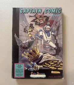 Captain Comic (Nintendo Game, 1989) NES Black Cartridge - Color Dreams