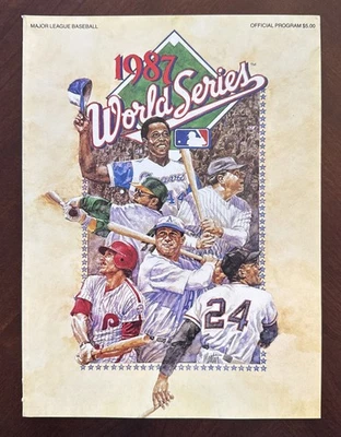 1987 World Series Program Minnesota Twins vs St. Louis Cardinals - Unscored - Image 1 of 4