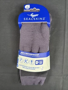 Seal Skinz Hiking Mid Knee Sock Dark Olive Small Green Sealskinz NEW Waterproof - Picture 1 of 5