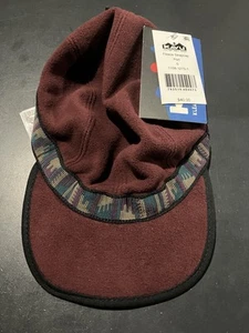 Kavu Fleece Strapcap Aztec Southwestern Maroon Red Unisex Adjustable S - Picture 1 of 3