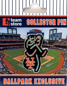 New York Mets Shea Stadium Neon Sign Players Pitcher Pin NY Citi Field Exclusive - Picture 1 of 2