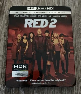 Red 2 (2013/4K Ultra HD Blu-ray/Blu-ray) with Slipcover - Picture 1 of 3