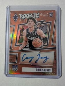 Colby Jones 2023-2024 Phoenix Rookie Signs ORANGE AUTO /49 KINGS AUTOGRAPH - Bild 1 von 3