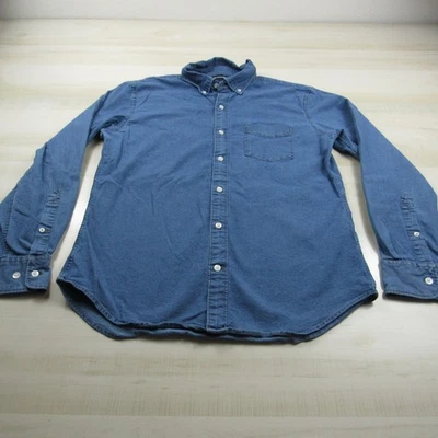 Bonobos Shirt Mens Medium Blue Slim Fit Denim Button Up Outdoor Cotton Stretch - Image 1 of 4