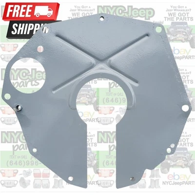 4.0 Manual 87-06 YJ TJ Jeep Wrangler Transmission Inspection Cover Dust Clutch - Image 1 of 4