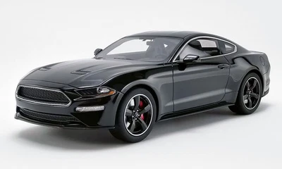 1:18 Bullitt Ford Mustang Black GT Spirit Acme USA Exclusive Model Car Otto - Image 1 of 4