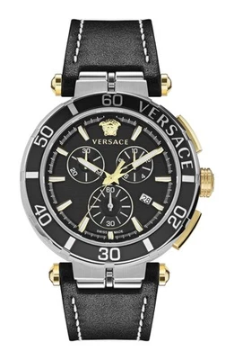 Versace Men's Greca Chrono 45mm Quartz Watch VE3L00222 - Image 1 of 3