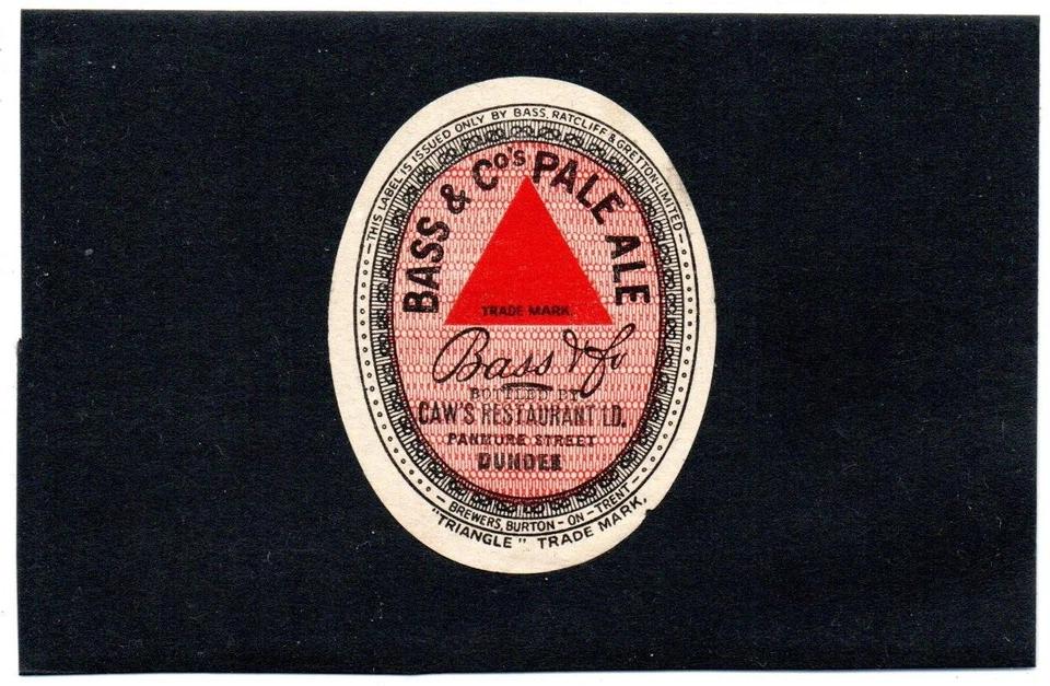 BASS & Co's PALE ALE, DUNDEE: Beer label (C94586) - Image 1 of 1