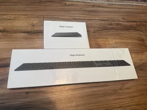 Space Gray Magic Keyboard Magic Trackpad Apple Set Wireless Bluetooth Keyboard - Picture 1 of 1