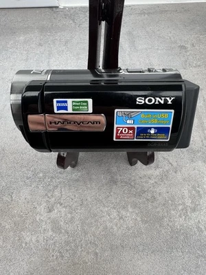 Cámara de video digital Sony Handycam DCR-SX45 70x con batería tarjeta SD ¡Funciona bien! Foto 1 de 4