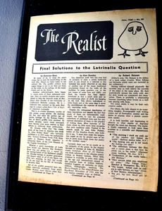 THE REALIST #80  JUNE 1968  BATHROOM GRAFFITI - Picture 1 of 3