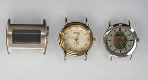 Fossil Men Watch Gold Silver Stainless Steel WR Battery Quartz NON-WORKING-5 - Picture 1 of 5