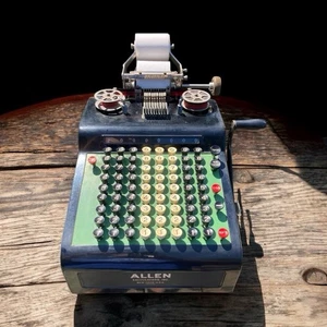 Vintage 1938 R.C. Allen Adding Machine Model 85 Bakelite - New York USA - Picture 1 of 16