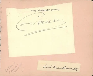British Statesman Evelyn Baring + Mystery Autograph - Picture 1 of 3