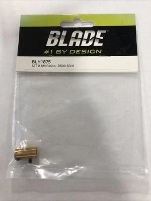Blade 500 3D and 500X Helicopters 12 Tooth 0.6M  Pinion Gear  BLH1875 - Image 1 of 2