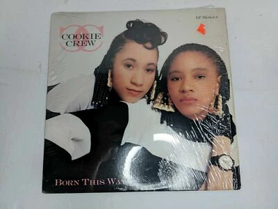 The Cookie Crew Born This Way 12” 33rpm FFRR 1988 Single Vinyl - Image 1 of 4