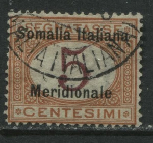 Italian Somalia overprinted 1906 Postage Due 5 centesimi used - Picture 1 of 1