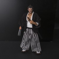 clothing scale is a 1//6 gray kimono and hakama for a samurai. haori #34