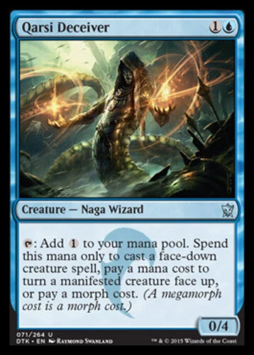 Qarsi Deceiver - Foil ~ Near Mint Dragons of Tarkir MTG Magic UltimateMTG Blue C - Image 1 of 1