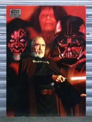 2024 Topps Chrome Star Wars Galaxy 25 Sith Lords Maul Vader Doku Emperor Base - Image 1 of 3