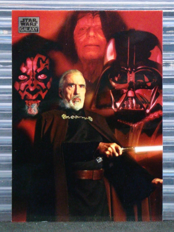 2024 Topps Chrome Star Wars Galaxy 25 Sith Lords Maul Vader Doku Emperor Base - Image 1 of 3