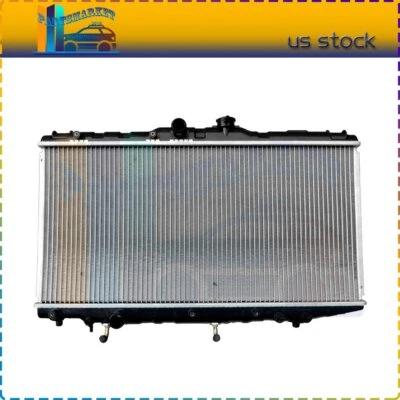 Aluminum Radiatoir CU537 For Toyota For Corolla 1.6L 1988-1992 Geo Prizm 1989-92 - Image 1 of 4
