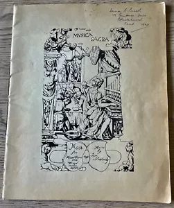 STRAVINSKY MASS FOR MIXED CHORUS & DOUBLE WIND QUINTET DABT VOCAL SCORE (1948) - Picture 1 of 7