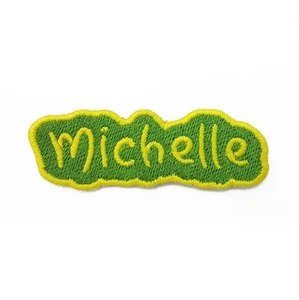 Personalised Embroidered name patch, embroidery name patch - Foto 1 di 3