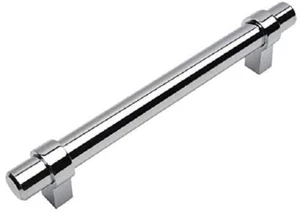 [H12] Paquete de 10 manijas de gabinete de barra contemporáneas cromadas pulidas Cosmas 161-160CH  - Imagen 1 de 1