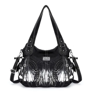 Angel Kiss Purses for Women, Large Shoulder Bag Hobo Tote Purse Mutipocket Hobo - Picture 1 of 7