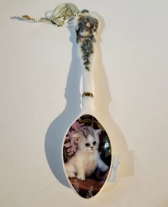 Cuchara de porcelana Purr-fect Delights edición Bradford Little Wonders repuesto  - Imagen 1 de 6