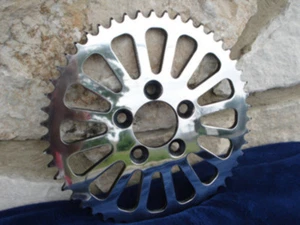51 TOOTH SPOKE REAR HIGH POLISHED STAINLESS SPROCKET FOR HARLEY CHOPPER 1984-UP - Picture 1 of 1
