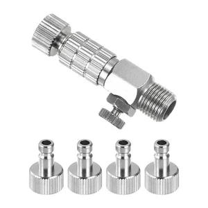 1/8 Air Brush Connector Adapters, Air Brush Quick Connect with 4 Male Fitting - Picture 1 of 5