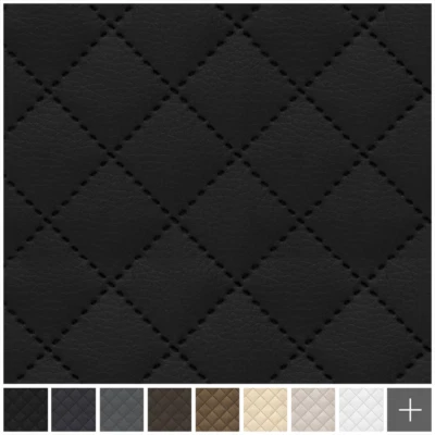 novely® SOLTAU weiches Kunstleder gesteppt PU Polsterstoff >100000 Touren - Bild 1 von 4