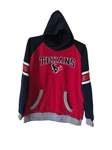 Texans Boys Pullover Hooded Sweater Red And Blue - Picture 1 of 10