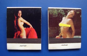 VTG Galloping Jugs 2 Matches Matchbooks Semi Nude Women Louisiana Bar Nightclub - Picture 1 of 8