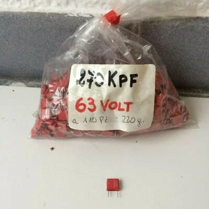 LOT 110 STÜCK KONDENSATOREN POLYESTER 270 KPF 63V 0,27 63- N1 WIMA MKS-3 LAGERWARE - Bild 1 von 3