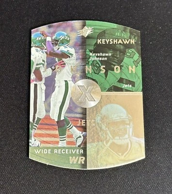 1998 Upper Deck SPx Keyshawn Johnson #31 Football Card New York Jets - Image 1 of 2