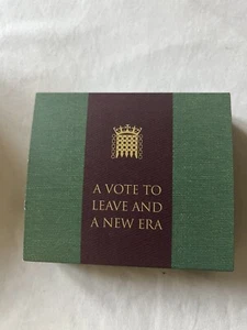 2020 "A VOTE TO LEAVE AND A NEW ERA" SILVER PROOF 50p - BOX +COA - Picture 1 of 2