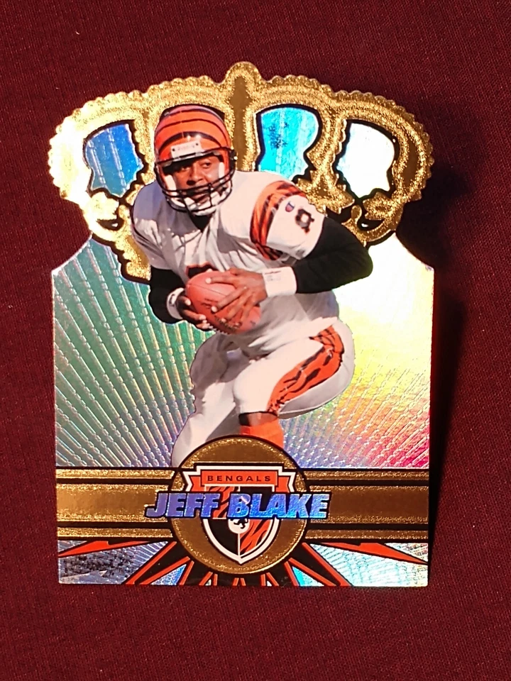 1997 Pacific Gold Crown Die Cuts #6 Jeff Blake Cincinnati Bengals - Image 1 of 2
