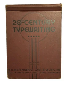 Hardcover 20. Jahrhundert Schreibmaschine 1938 Zweijahreskurs Dritte Ausgabe - Bild 1 von 11