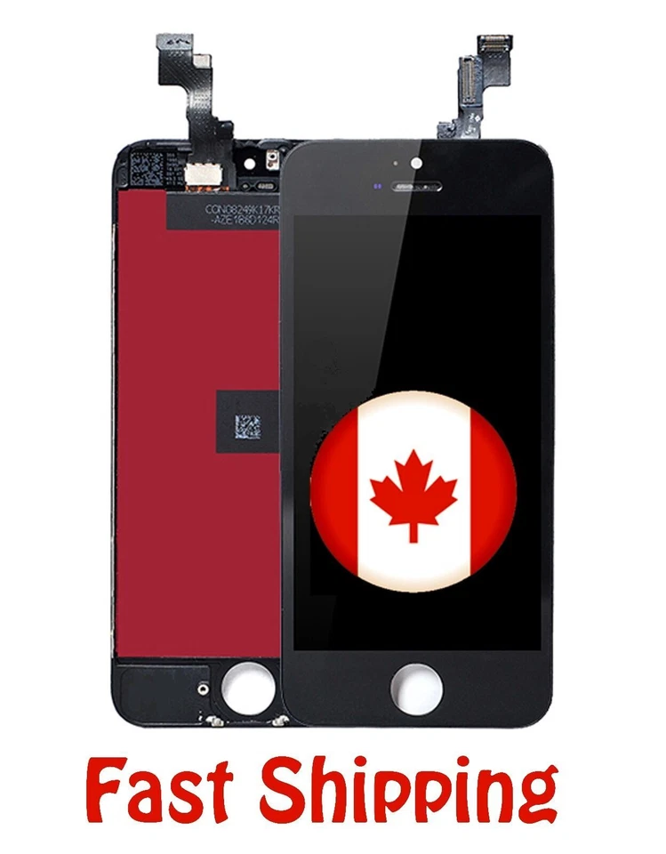 New Replacement Black Touch Screen LCD Digitizer Assembly iPhone 5s Foto 1 de 1