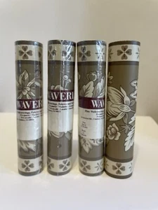 Vintage Wallpaper Border Waverly 4 Rolls Floral 5 Yards Floral Taupe Canada - Picture 1 of 3