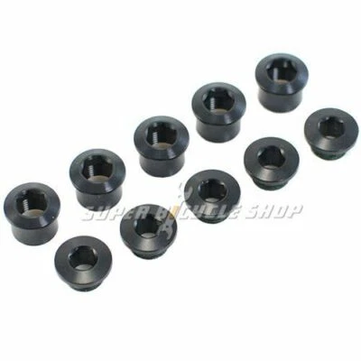 SRAM Truvativ Road Bike Double Chainring Bolt Kit 5 Arm Aluminium Black - Image 1 of 2