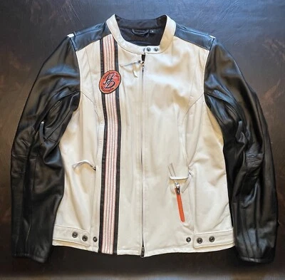 Chaqueta de cuero Harley Davidson para mujer Chase ligera impermeable XL nueva $425 Foto 1 de 4