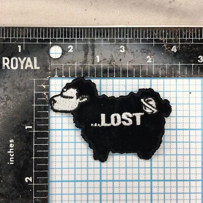 VINTAGE LOST SURFBOARDS ADVERTISING PROMOTIONAL 2 3/8" IRON ON CLOTH PATCH - Image 1 of 2