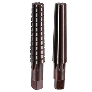 2pcs 3MT Morse Taper Reamer Coarse and Finish Set H8 Alloy Tool Steel 8 Flutes - Picture 1 of 7