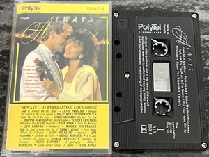 Cinta de casete de audio Always 16 Everlasting Love Songs 1988 varios artistas Canadá - Imagen 1 de 3
